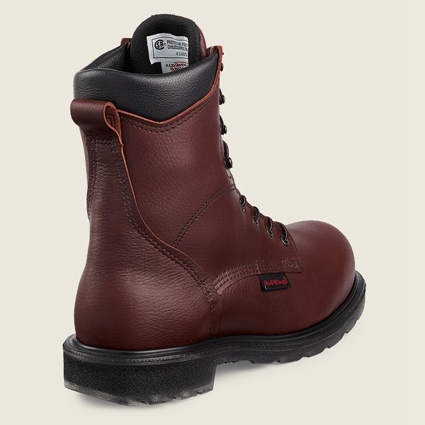 Safety Støvler Herre - Red Wing Supersole® 2.0 - 8-Inch Csa Toe - Bordeaux - JEOBNL-496